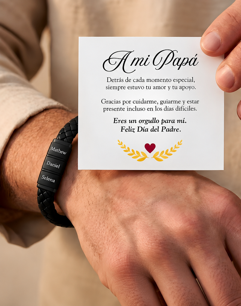 Añade una Caja de Regalo Premium + Dedicatoria para Papá