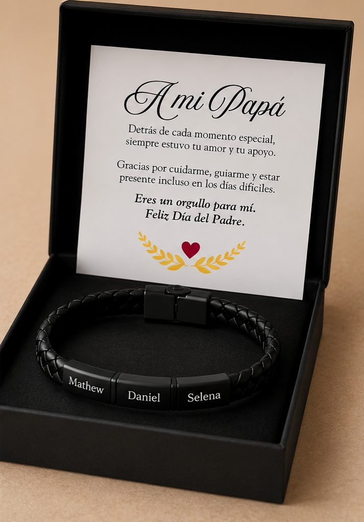 Añade una Caja de Regalo Premium + Dedicatoria para Papá
