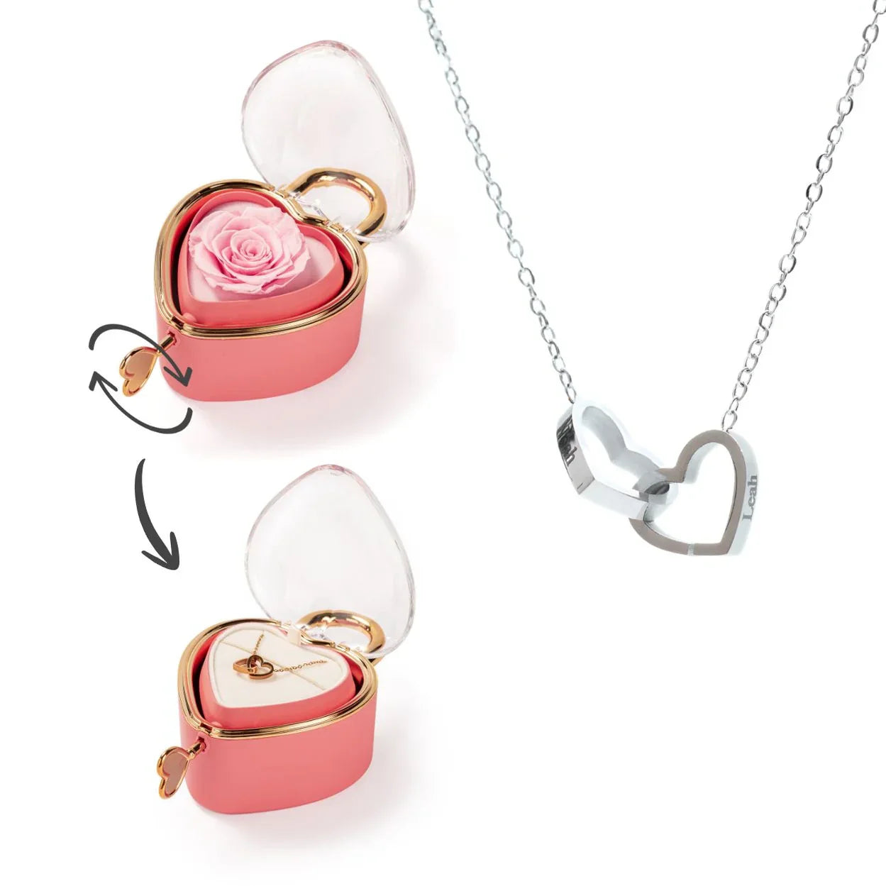 🔐 Candado Eterno con Collar Personalizado