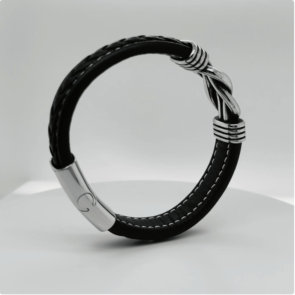 Pulseira Nó Eterno + Dedicação - Para o meu homem