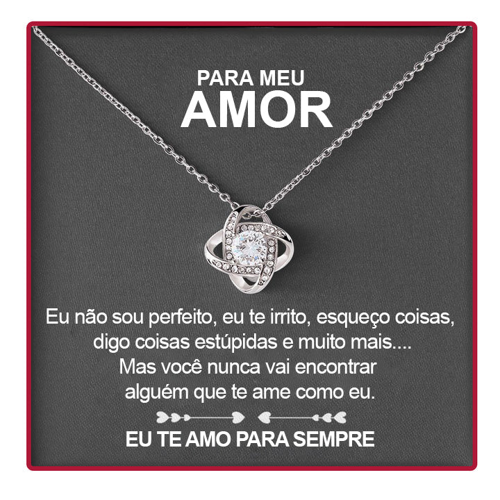 Colar de Prata 925 Com Rosa Real + Dedicação